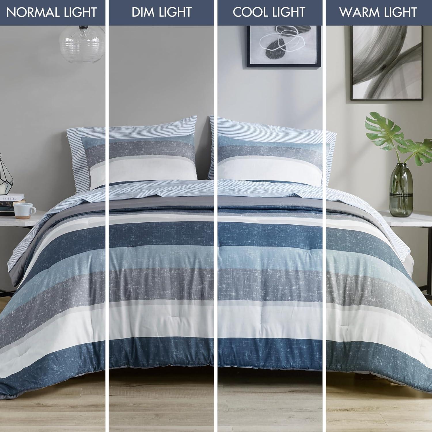 Madison Park Essentials Jaxon Comforter Set with Bed Sheets