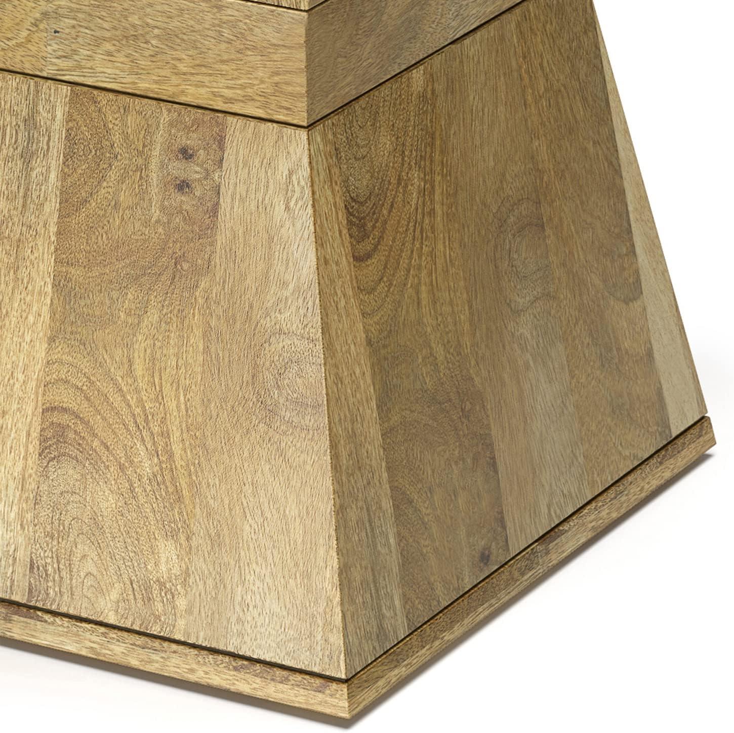 Westfield 14 inch Wide Mango Wood Side Table in Natural