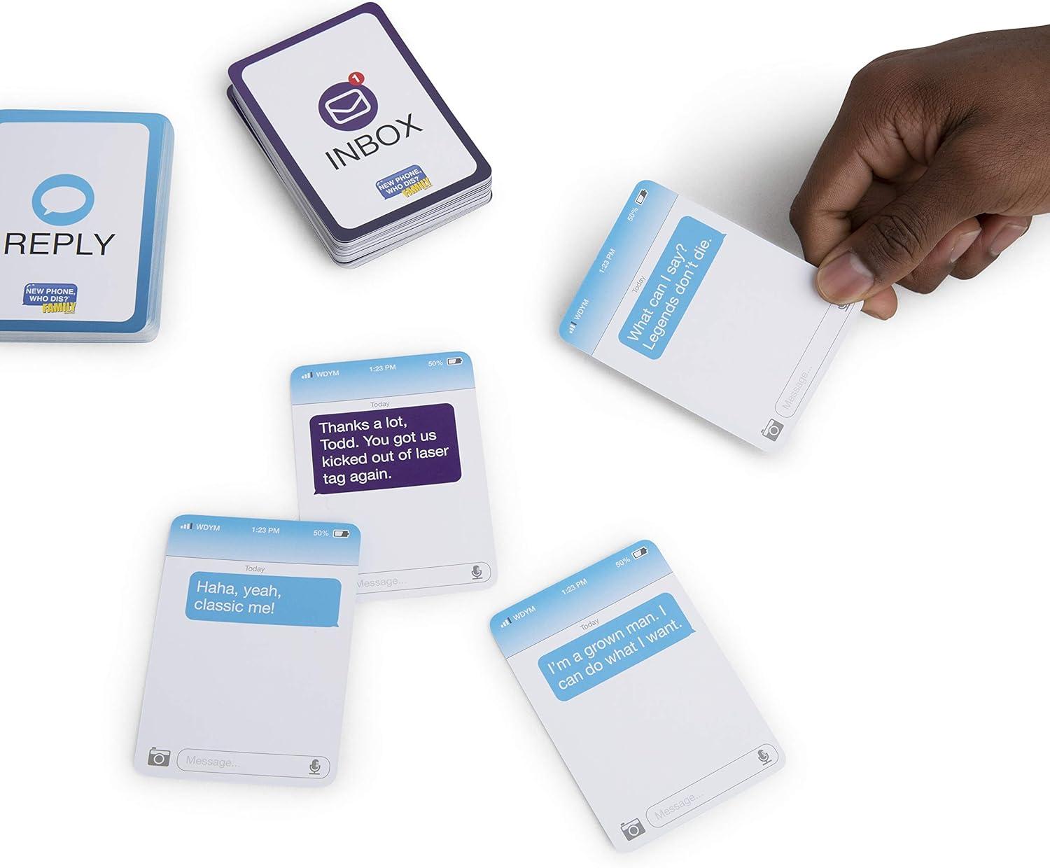 New Phone, Who Dis? Family Edition - The Text Message Family Game - by What Do You Meme? Family