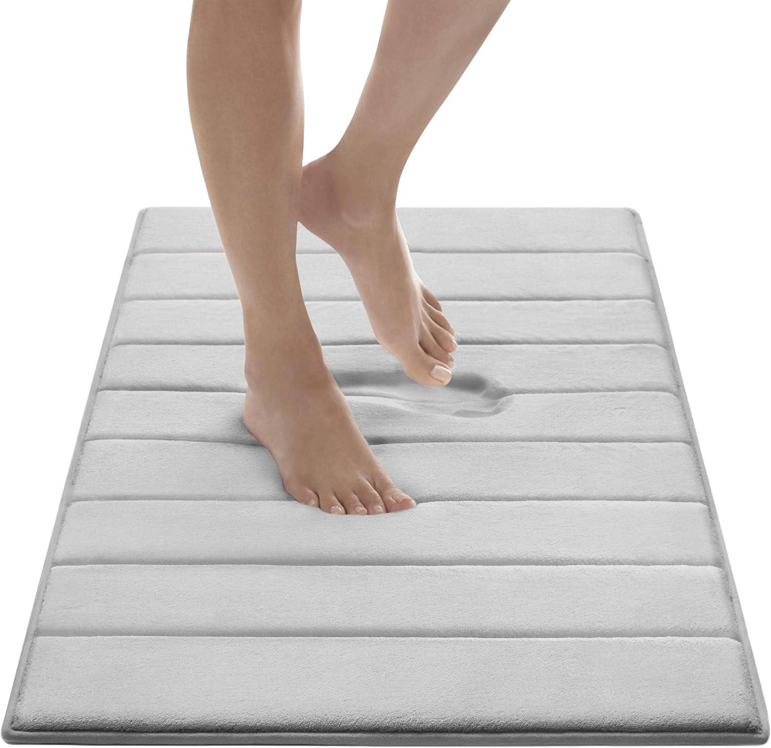 Quick Dry Memory Foam Luxury CoreTex Bath Mat Rug Runner - Microdry