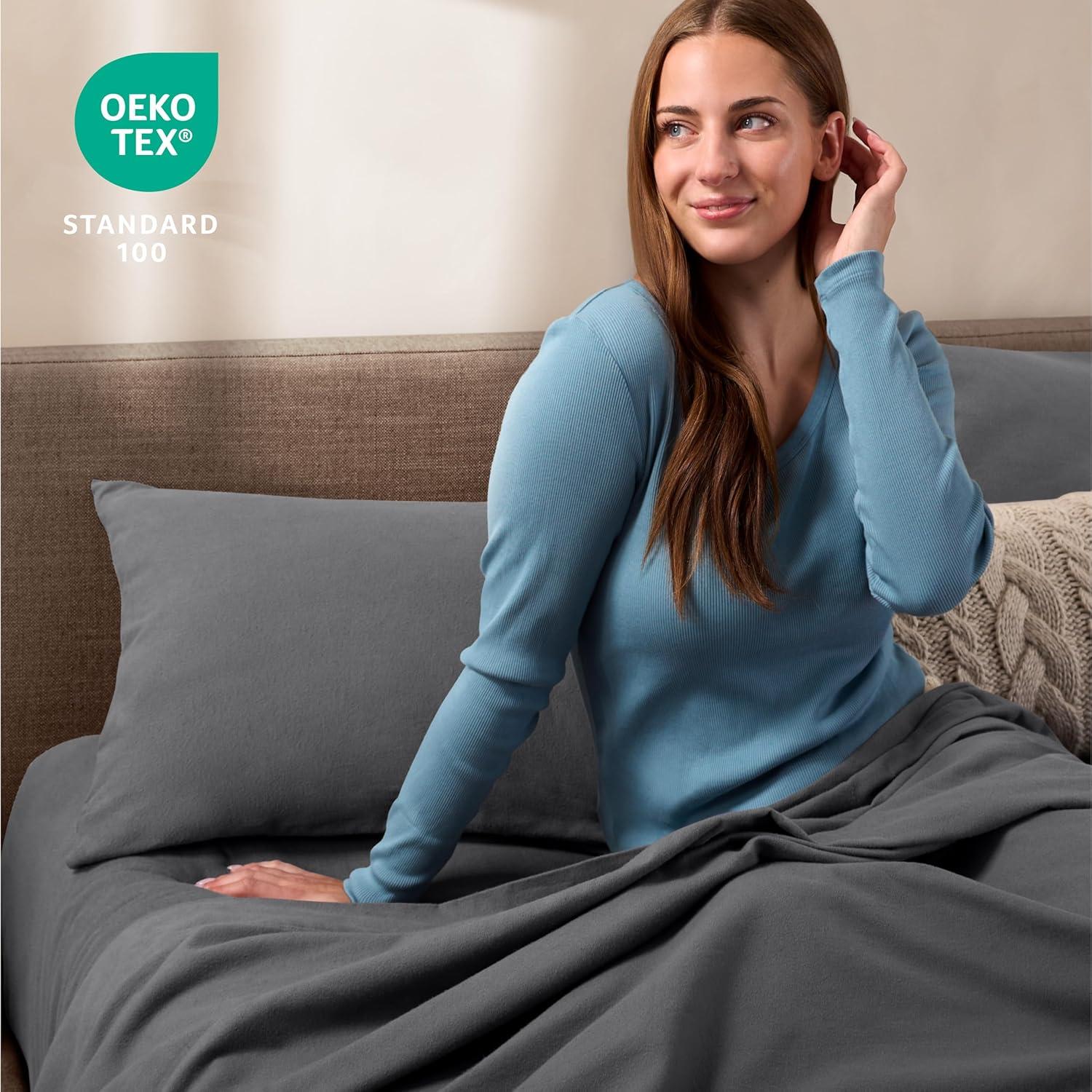 100% Cotton Flannel Pillowcase (Set of 2)