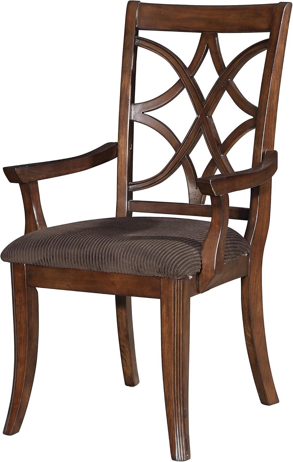 Keenan Side Chair, Walnut Finish, Set Of 2