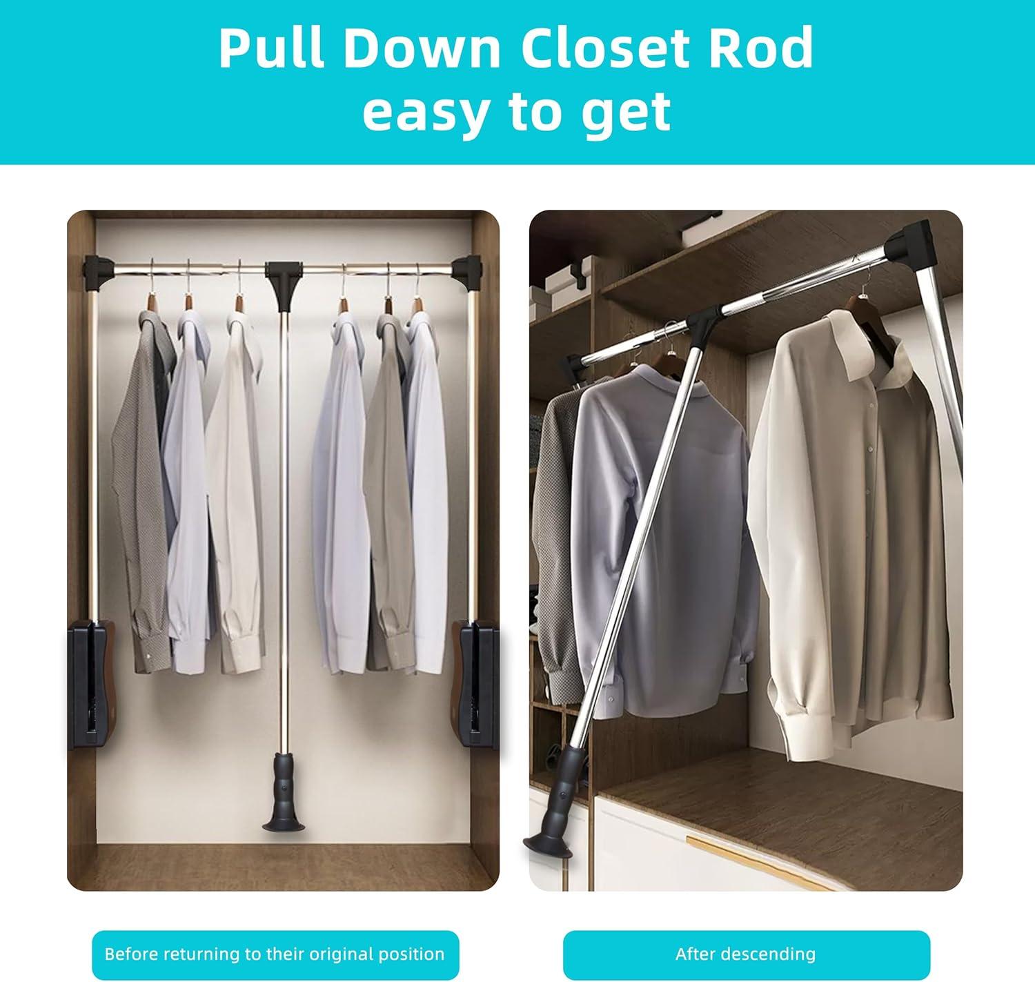 Rev-A-Shelf Rev-A-Shelf Adjustable Pull Down Closet Rod