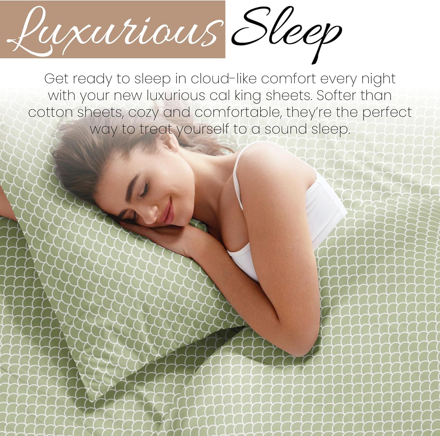 Becky Cameron Simply Soft™ Scallops Pattern Microfiber Sheet Set