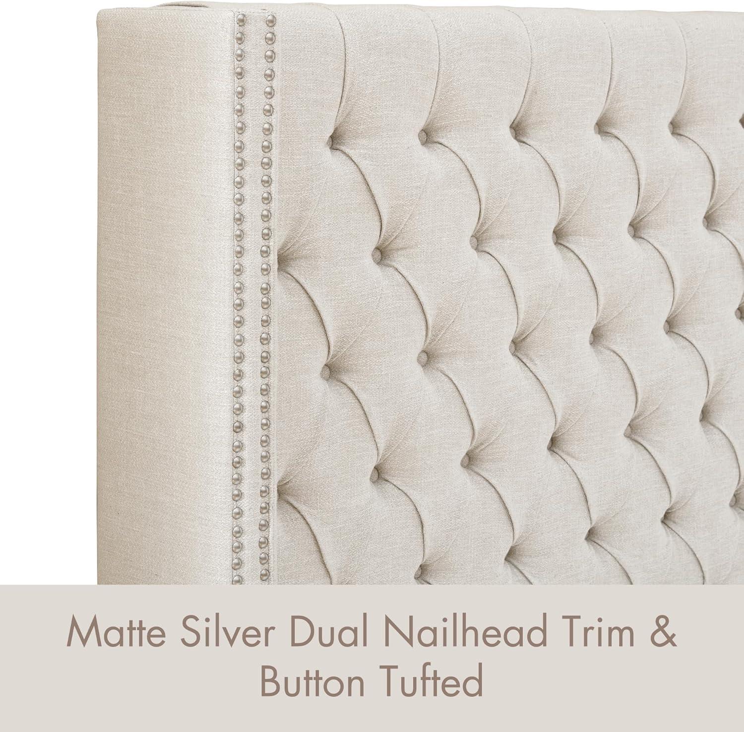 Amelia Upholstery Headboard Cream King