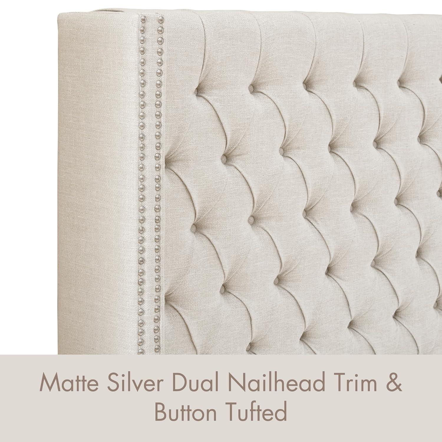 Amelia Upholstery Headboard Cream King
