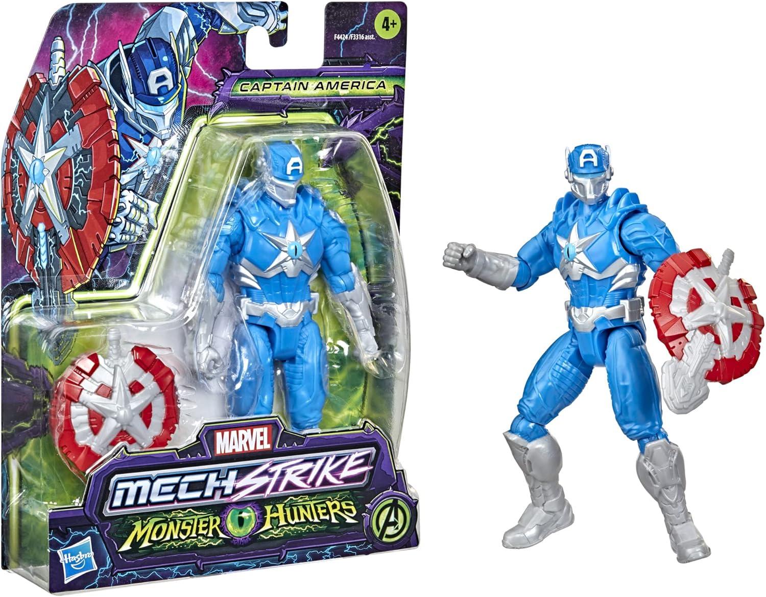 Marvel Avengers Mech Strike Monster Hunters Captain America, Walmart Exclusive