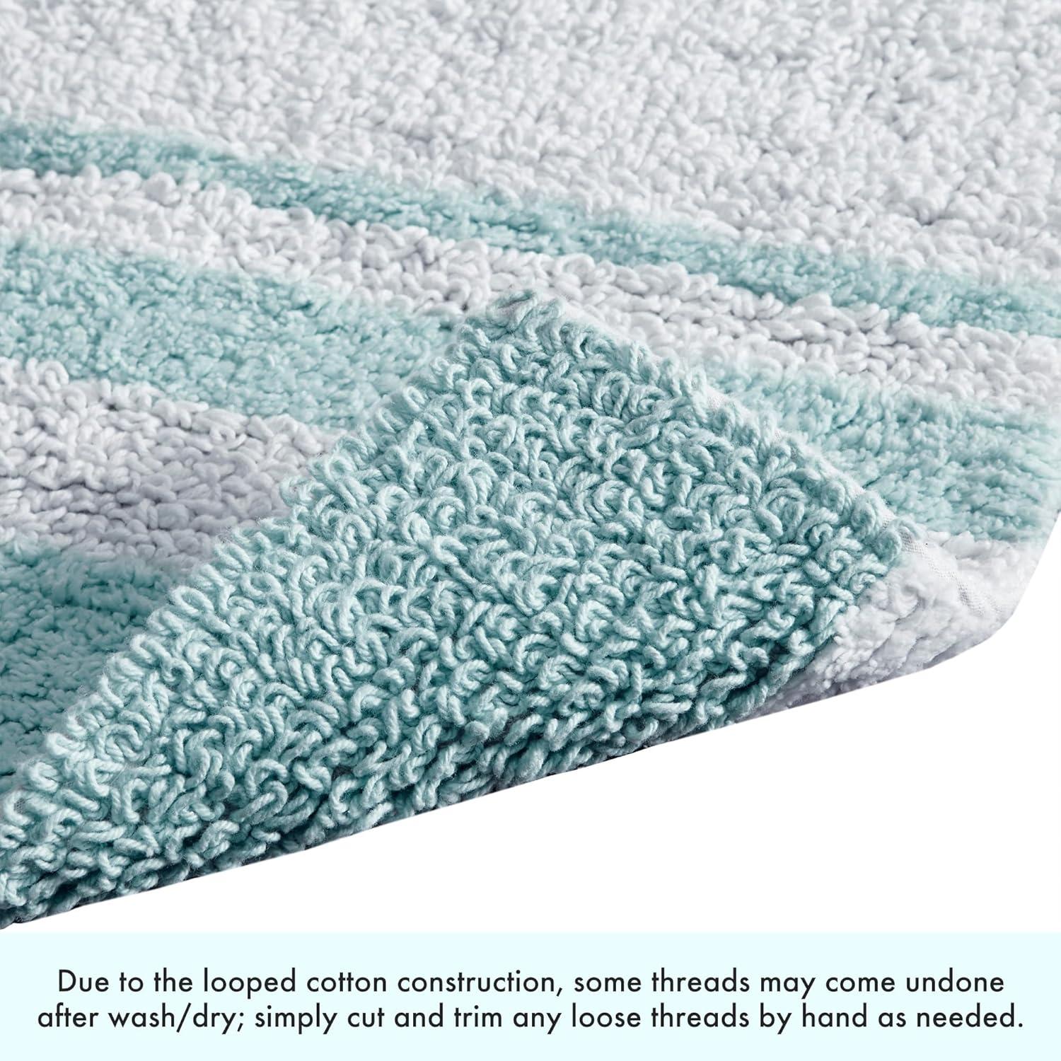 Cotton Reversible Bath Rug