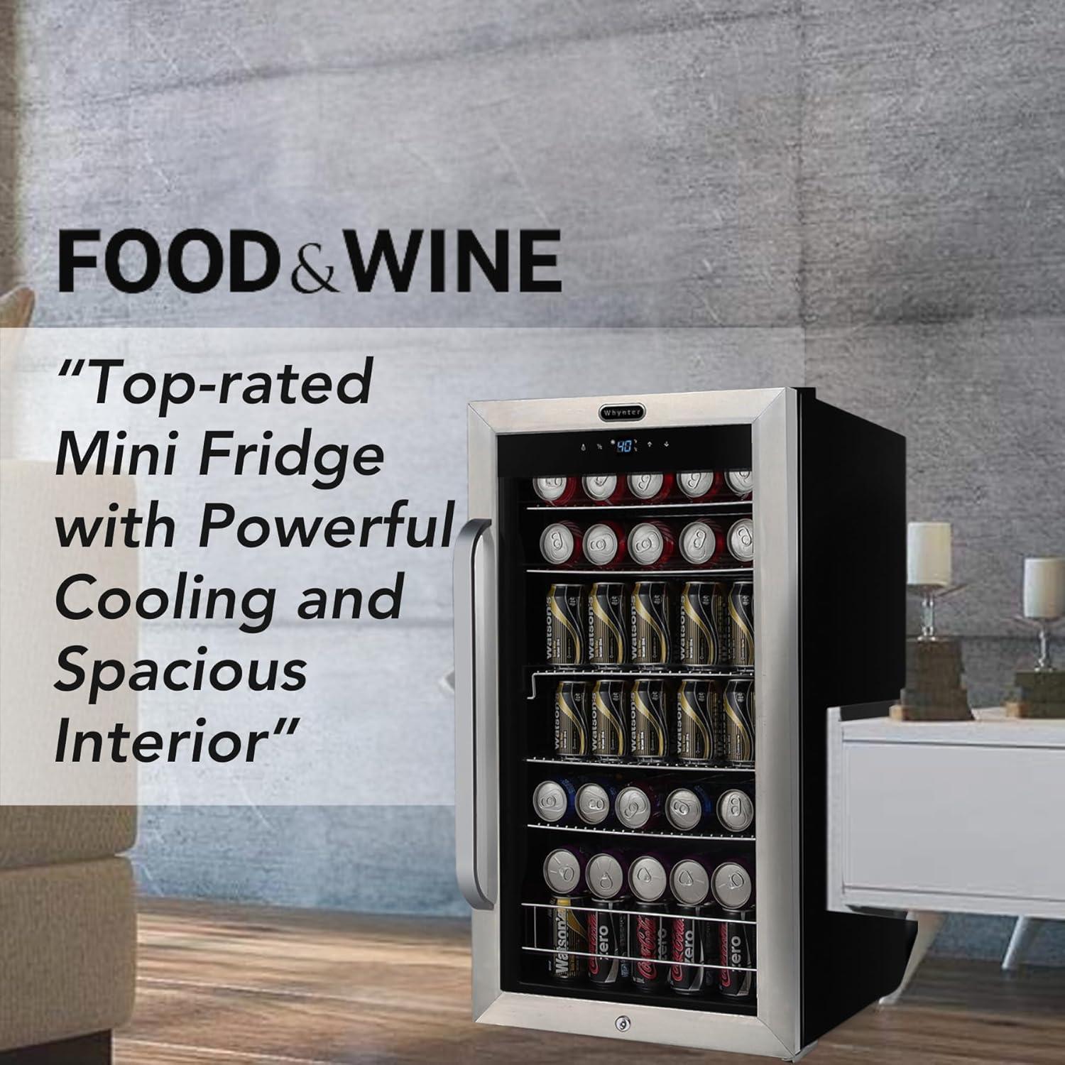 Whynter Whynter 136 Cans Freestanding Beverage Refrigerator with Digital Control