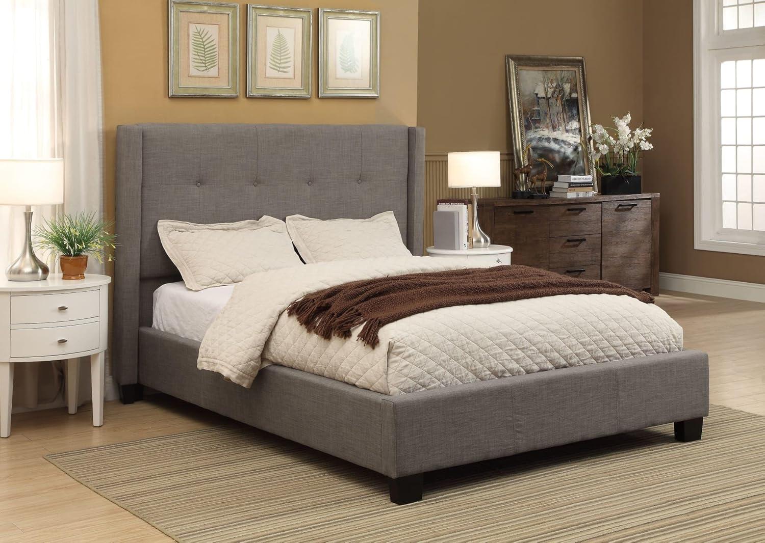 Geneva - Madeleine Dolphin Upholstered Panel Storage Bed