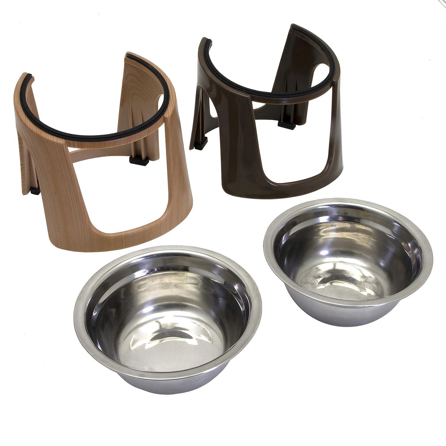 1.79 Cups Elevated Feeder (Set of 2)