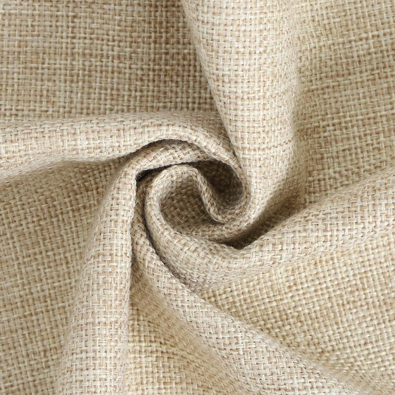 MIULEE Throw Pillow Covers Boho Farmhouse 18x18 Set of 2 Decorative Beige Couch with Fringe Chic Cotton Pillowcases Home Decor Accents for Cushion Soft Bed Living Room