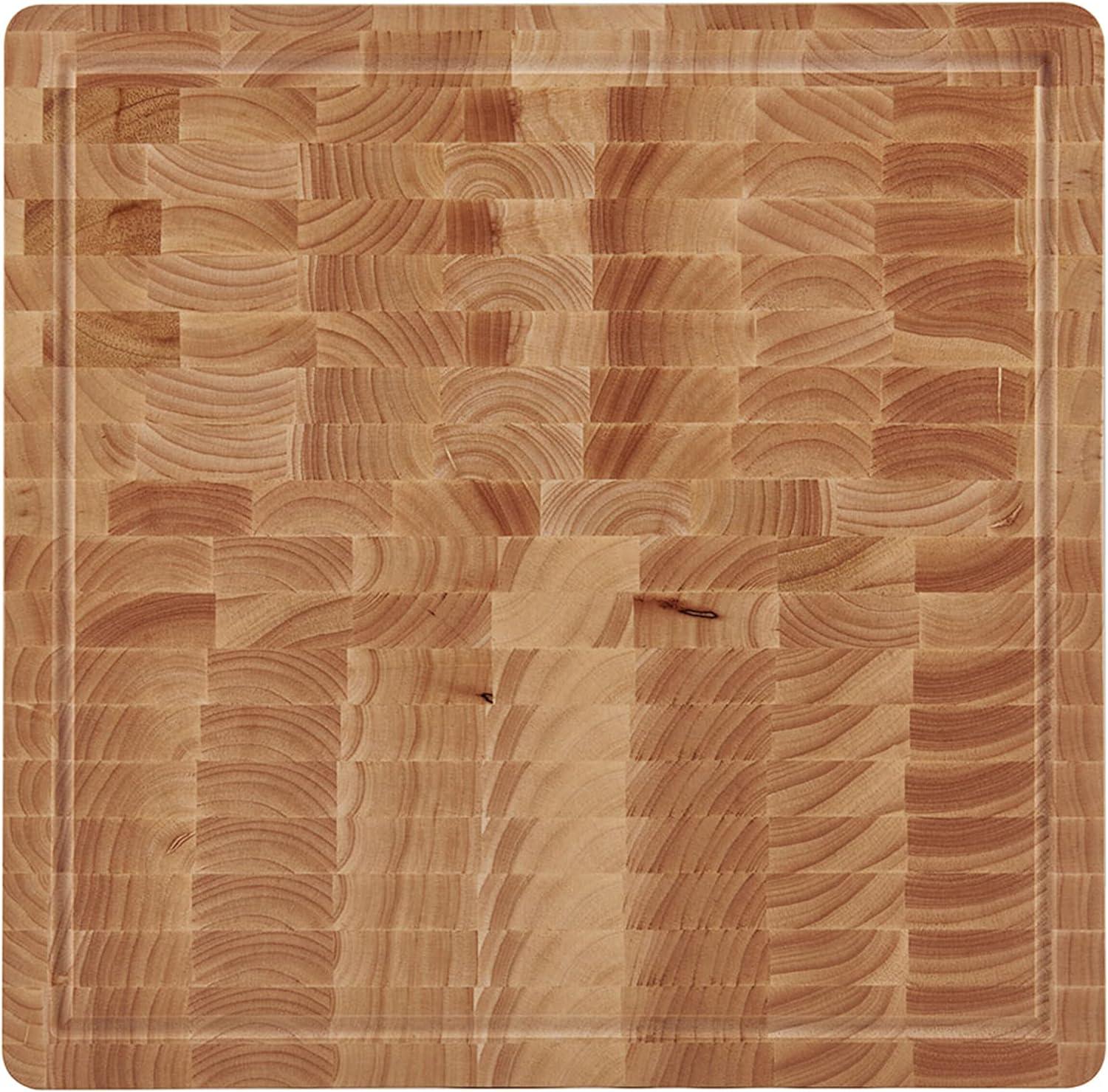 Farberware 16'' Reversible Rubberwood Cutting Board with Juice Groove