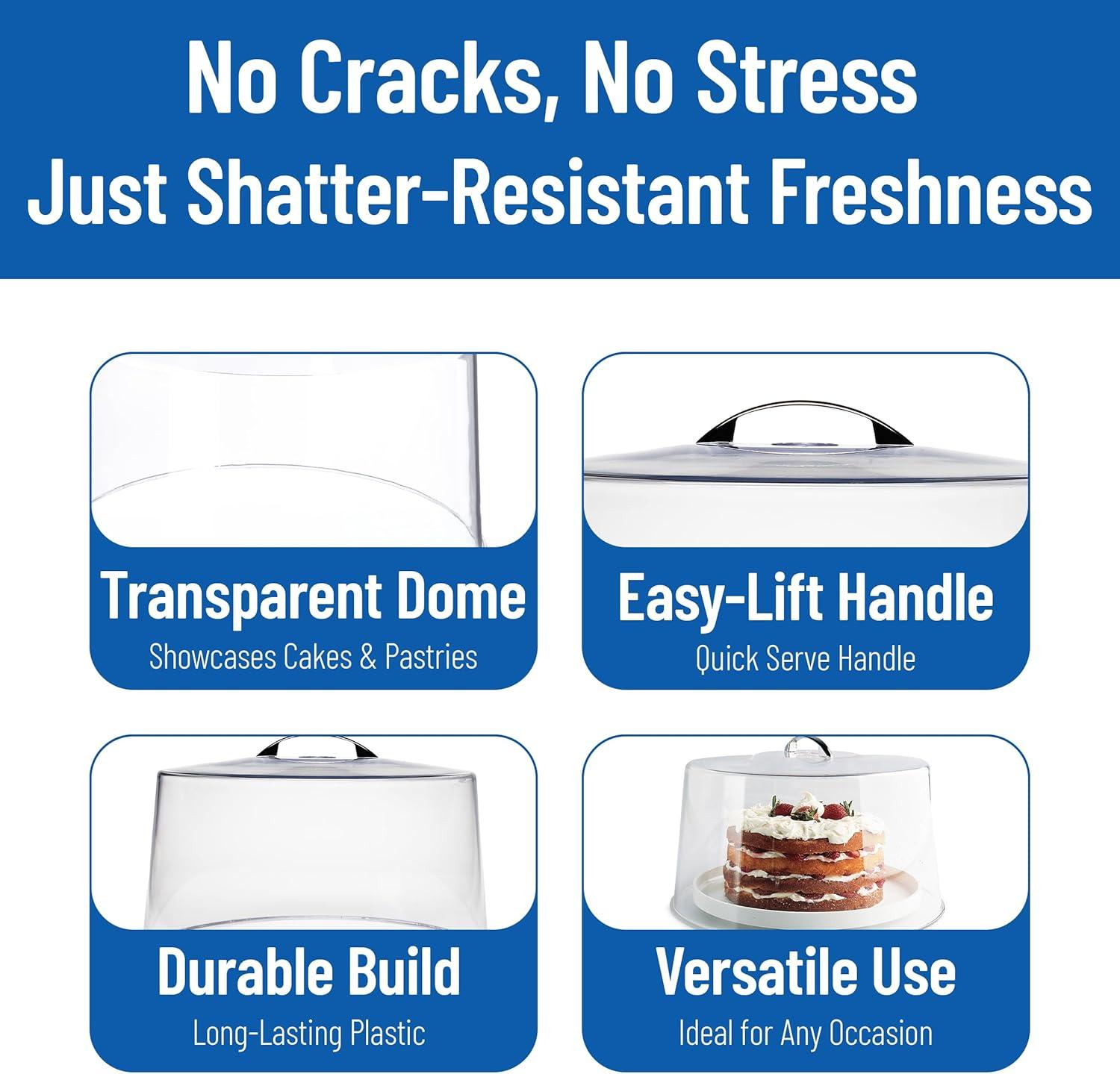 Carlisle Food Service Products Carlisle Food Service Products 11.62'' Plastic Cover (Set of 6)