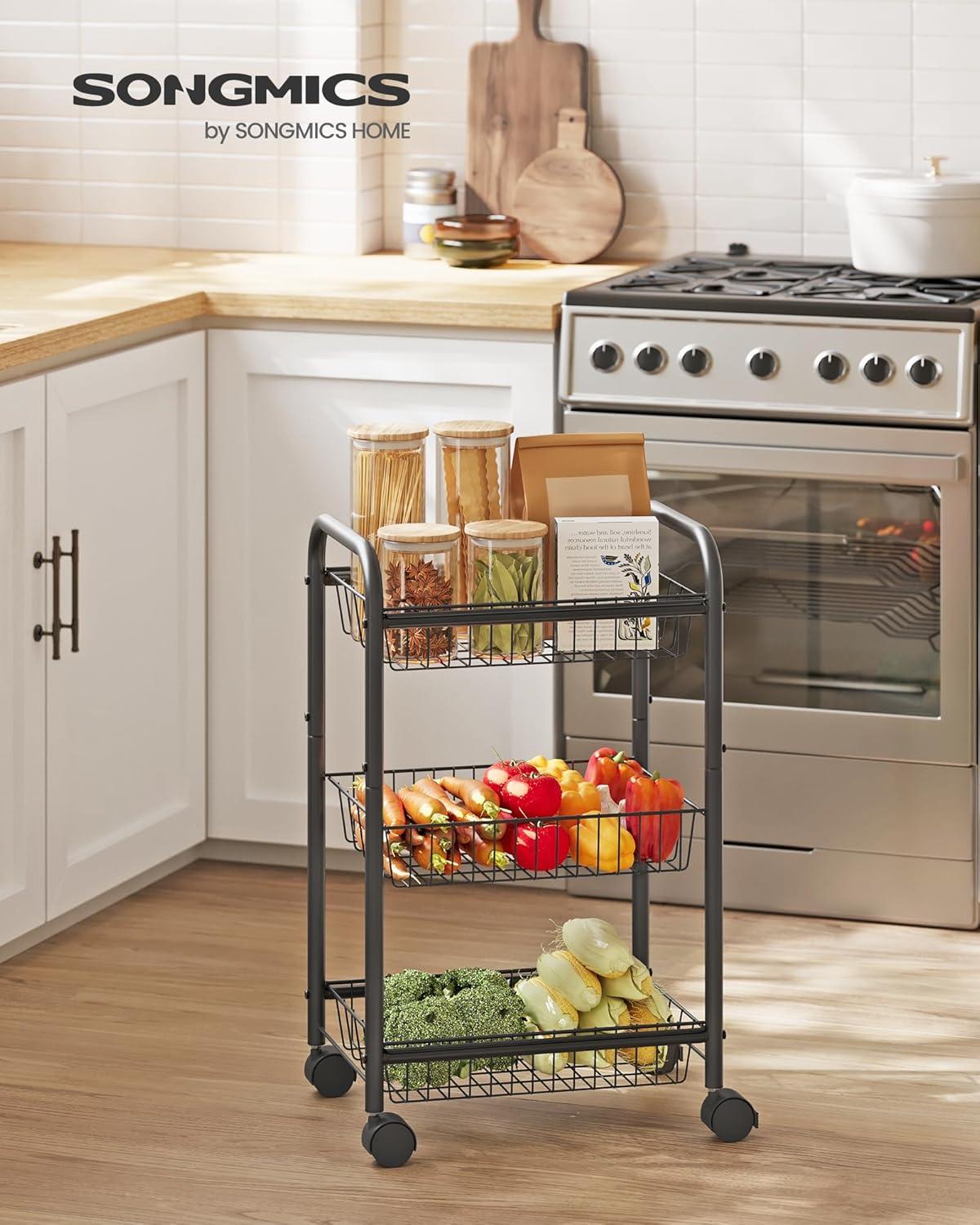 28.3'' H x 16.5'' W Utility Cart with Wheels