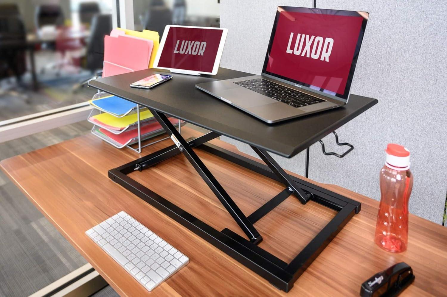 Westbury Adjustable Metal Base Standing Desk Converter