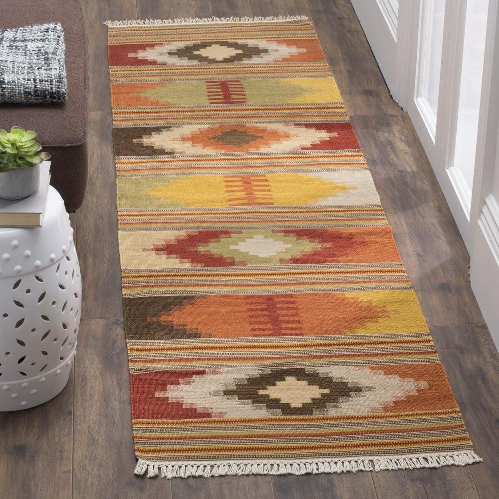 Kilim NVK177 Hand Woven Area Rug  - Safavieh