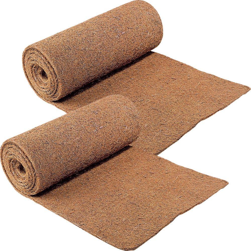 Brown Non-Slip Rectangular Ice Carpet Set