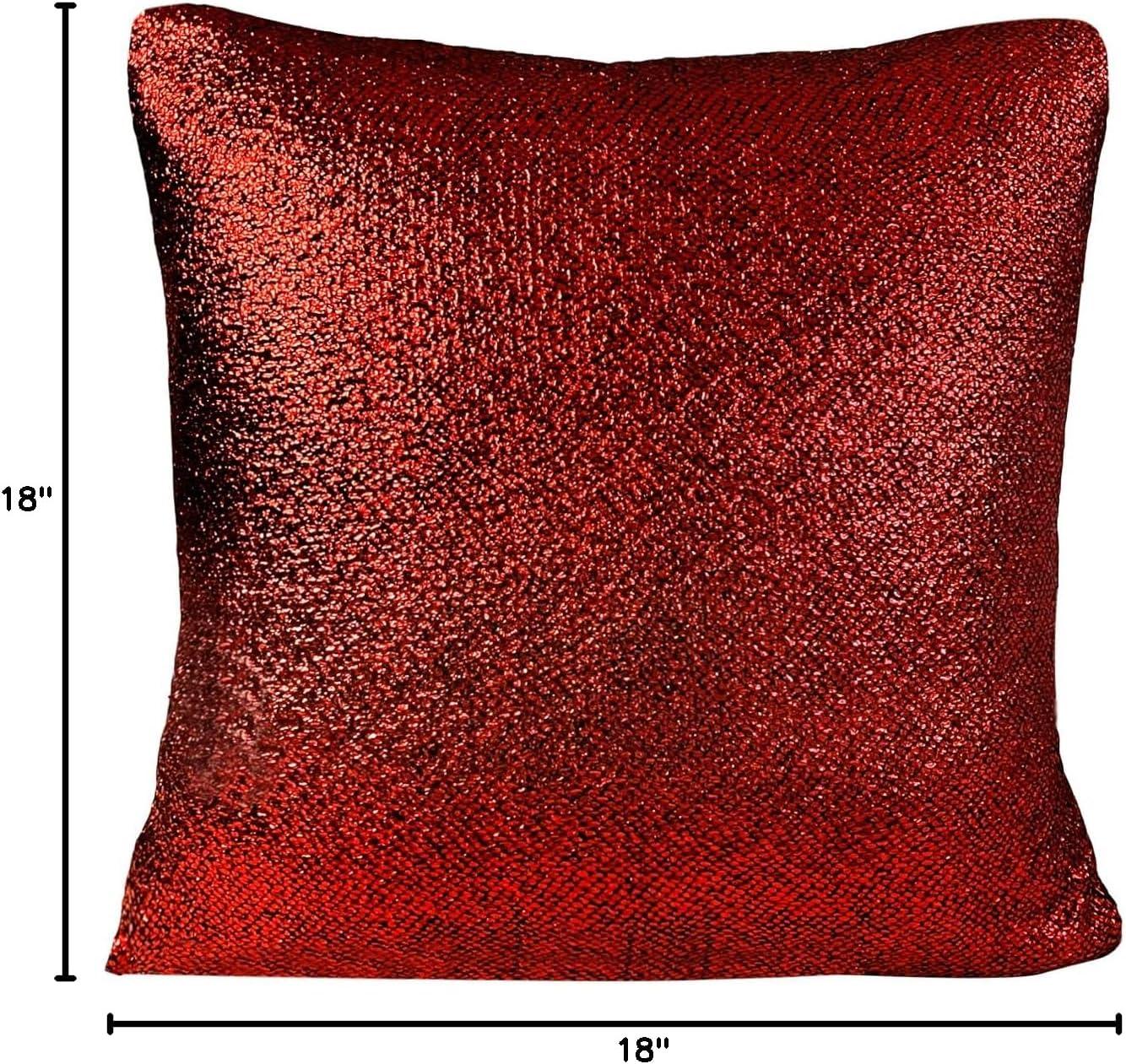 Violet Linen Reversible Throw Pillow