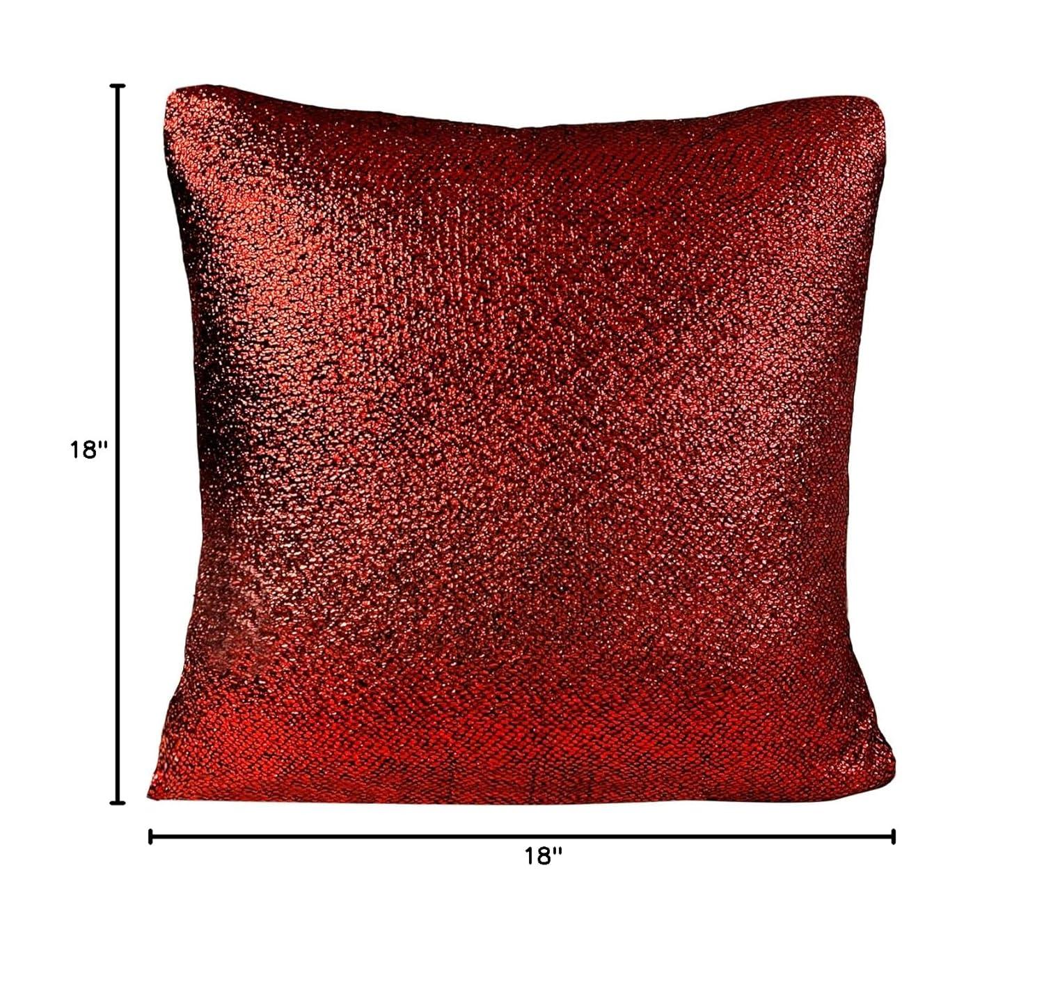 Violet Linen Reversible Throw Pillow