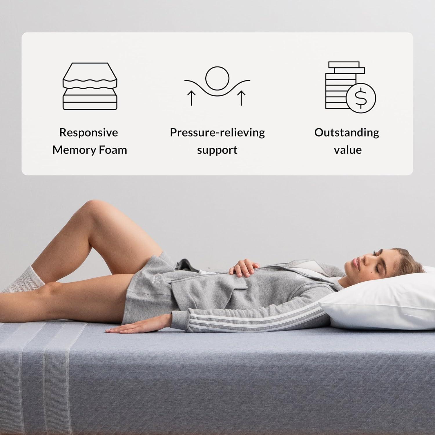 10'' Medium Memory Foam Mattress