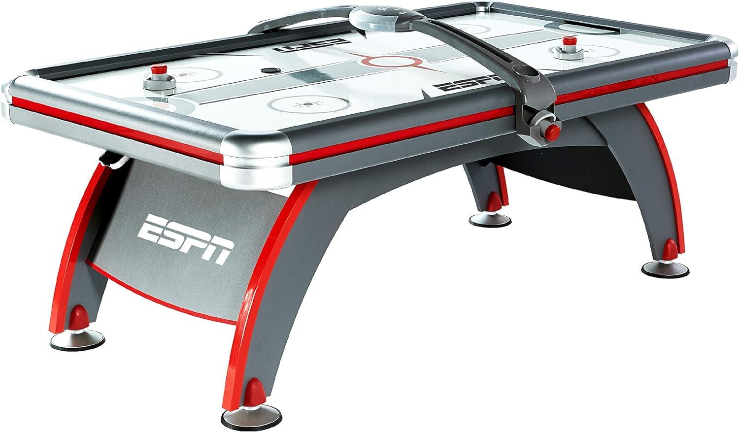 ESPN 84'' Fast Line Air Powered Hockey Table, Accessories Included, Gray,