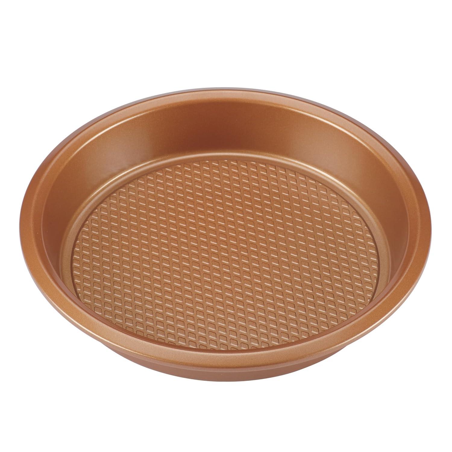 Ayesha Curry Ayesha Curry Bakeware Nonstick Cookie Pan, Loaf Pan, And Cake Pan Set, 7-Piece, Copper