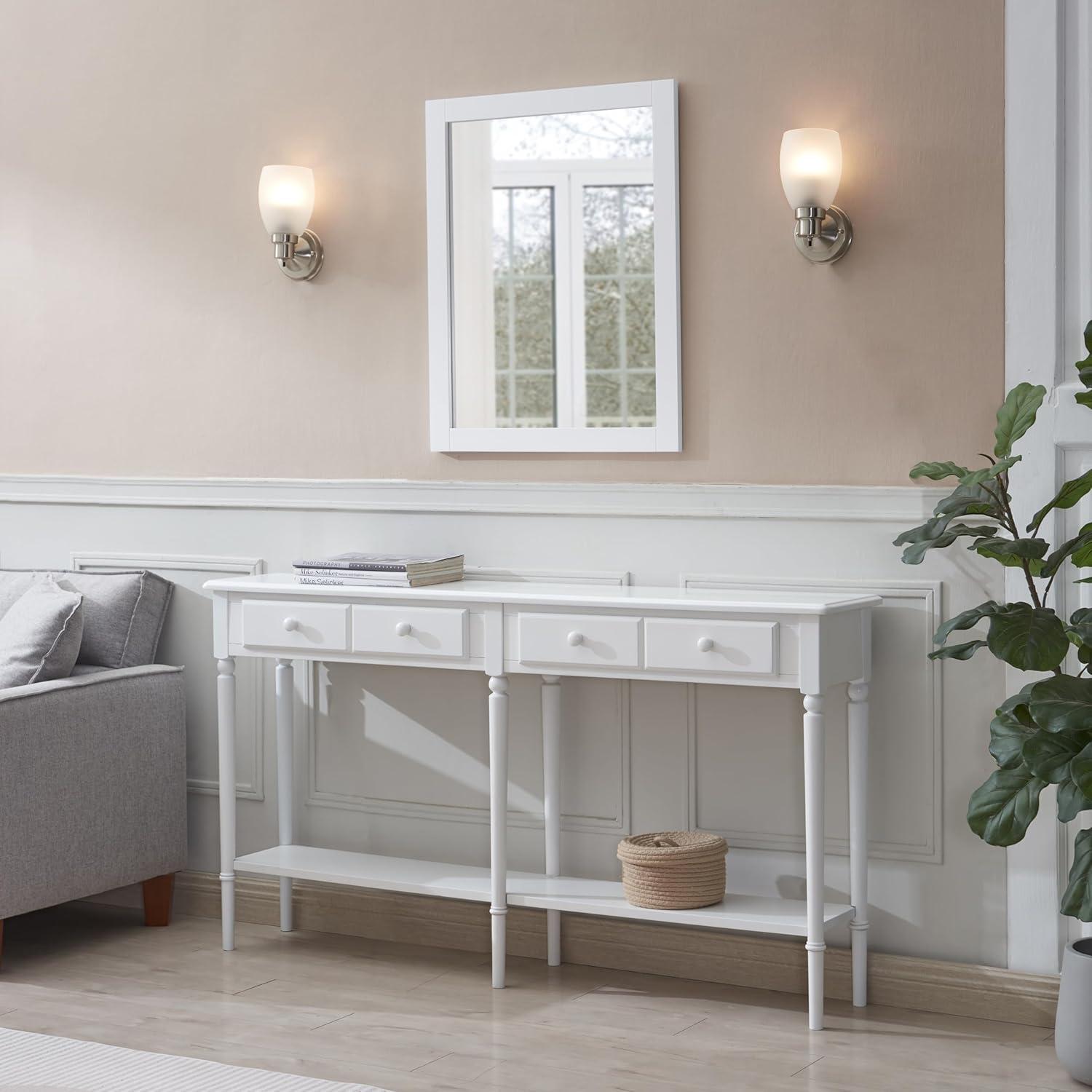 Design House Lydia Wall Light in Satin Nickel