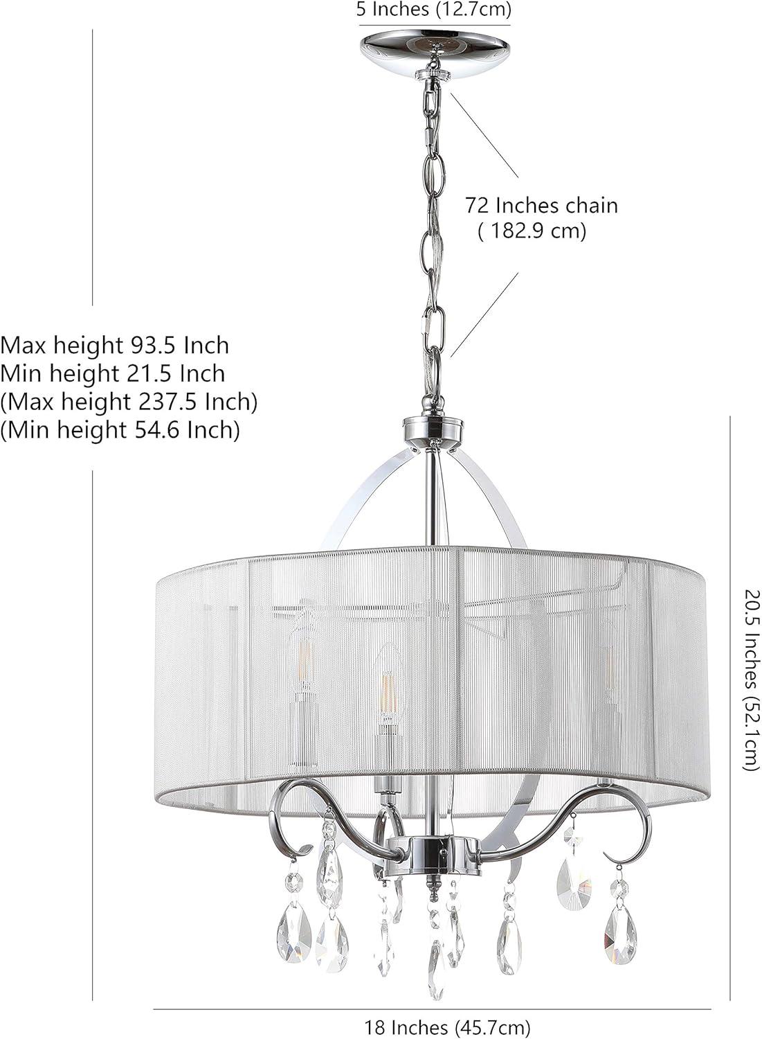 New Vienna Chandelier - Chrome - Safavieh.