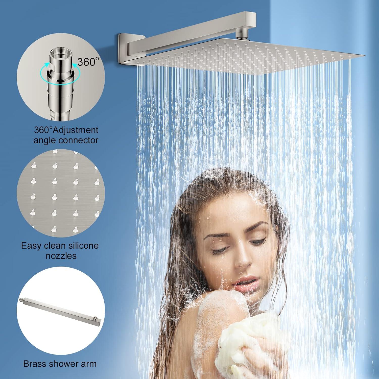 Rain Dual Shower Head 1.8 GPM GPM