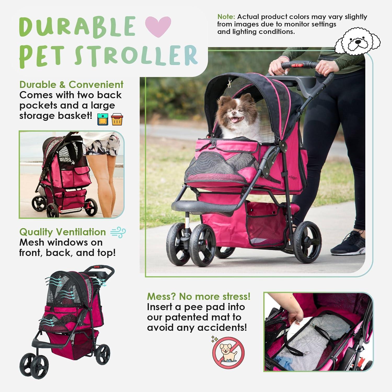 Petique Durable Folding Standard Stroller