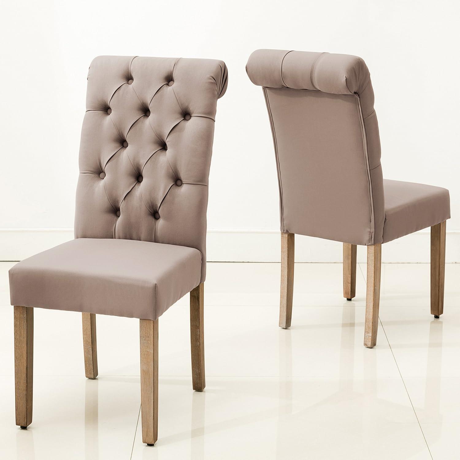 Ophelia & Co. Monarda 18.75'' H Tufted Upholstered Side Chair (Set of 2)