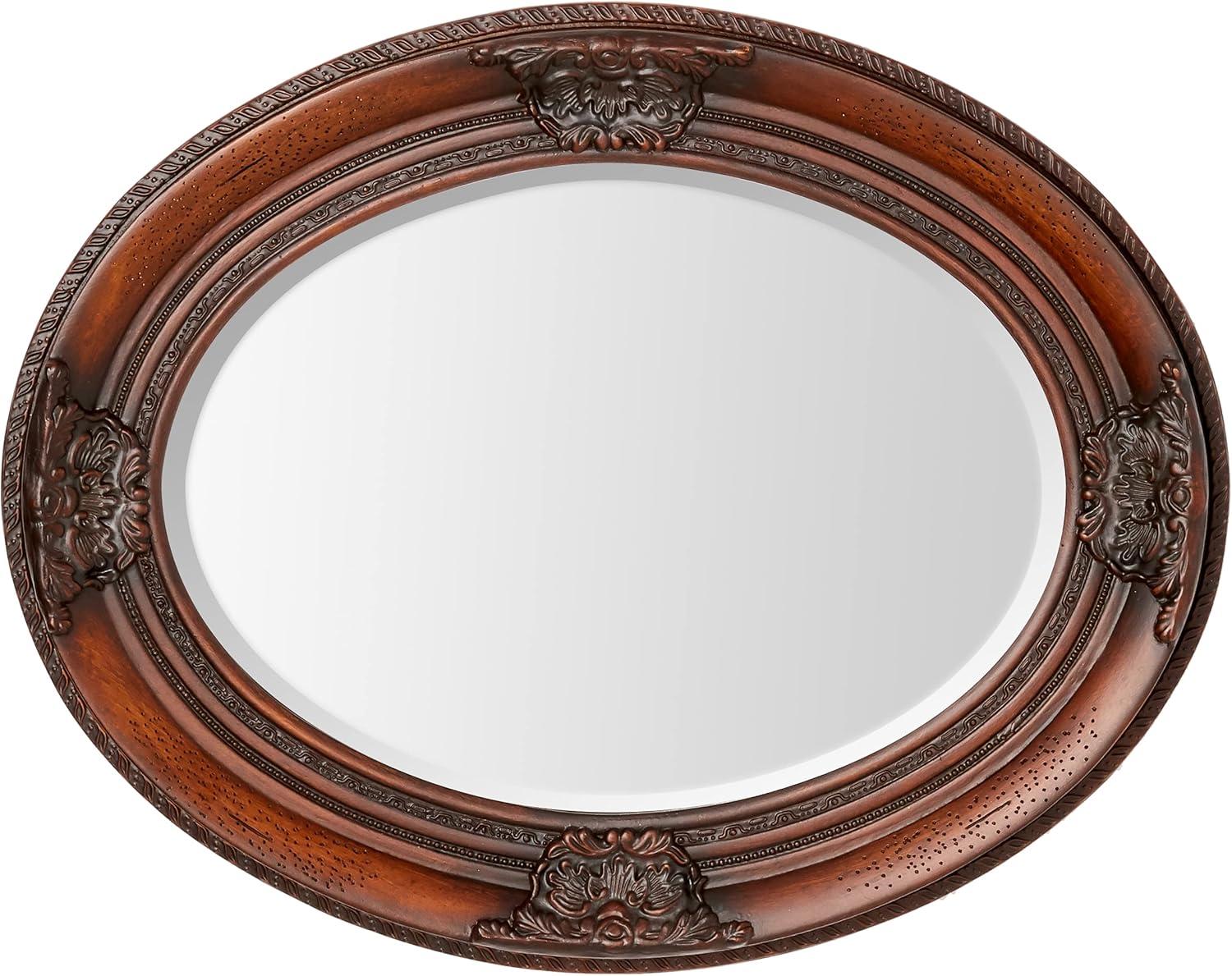 Renwil Cherry Chelseas Mirror in Cherry Wood