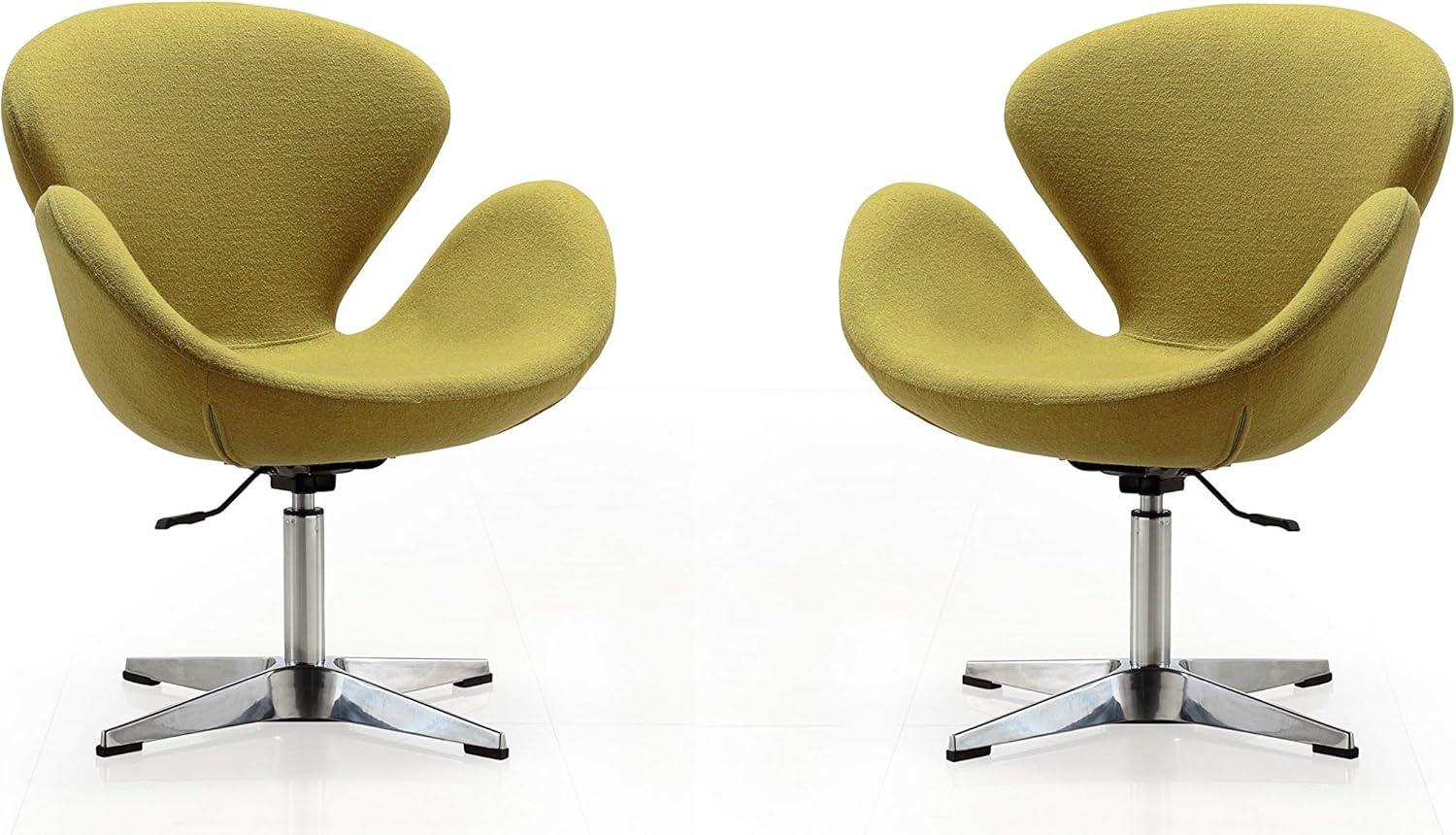 Skakke Upholstered Swivel Accent Chair