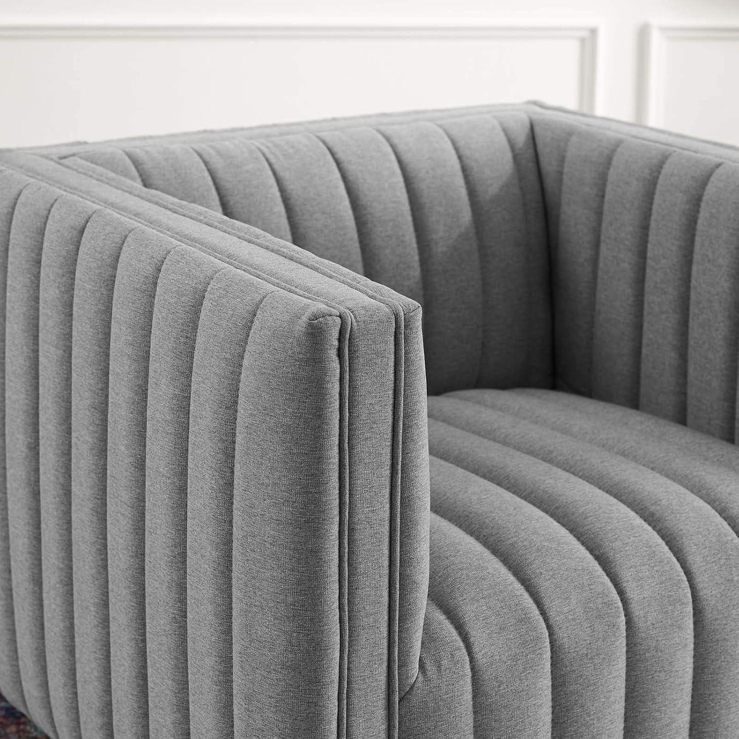 Modway Conjure Channel Tufted Performance Velvet Accent Armchair