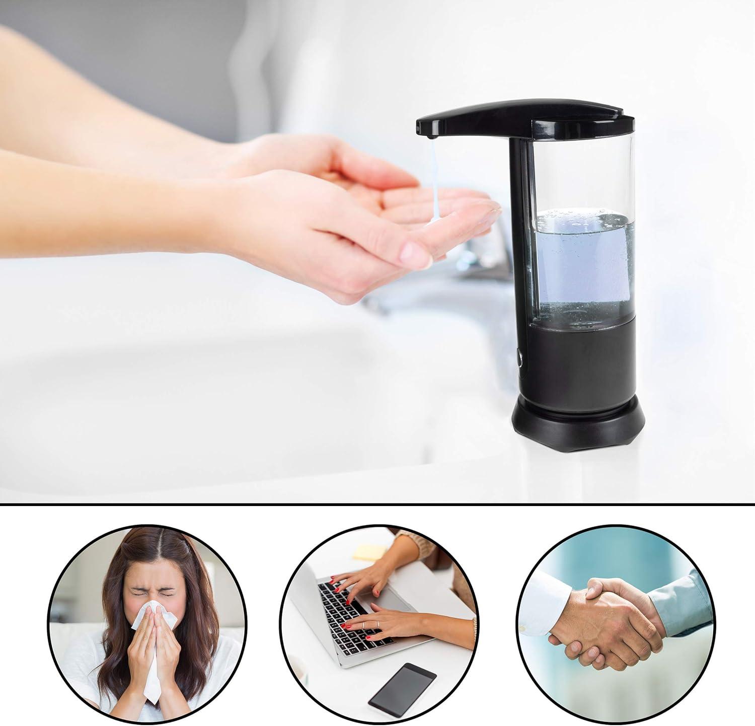 Battery Operated Touchless Hands-Free Automatic Soap Dispenser by Lavish Home