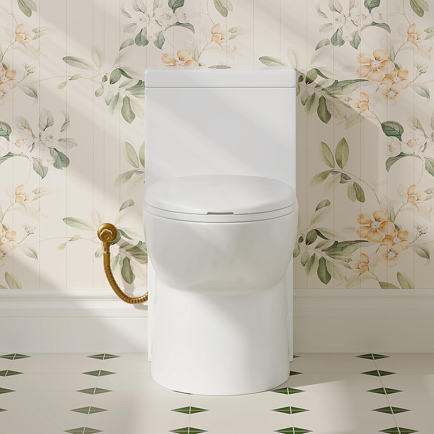 Denbigh Chair Height Elongated Comfort Height One-Piece Toilet (Seat Included)