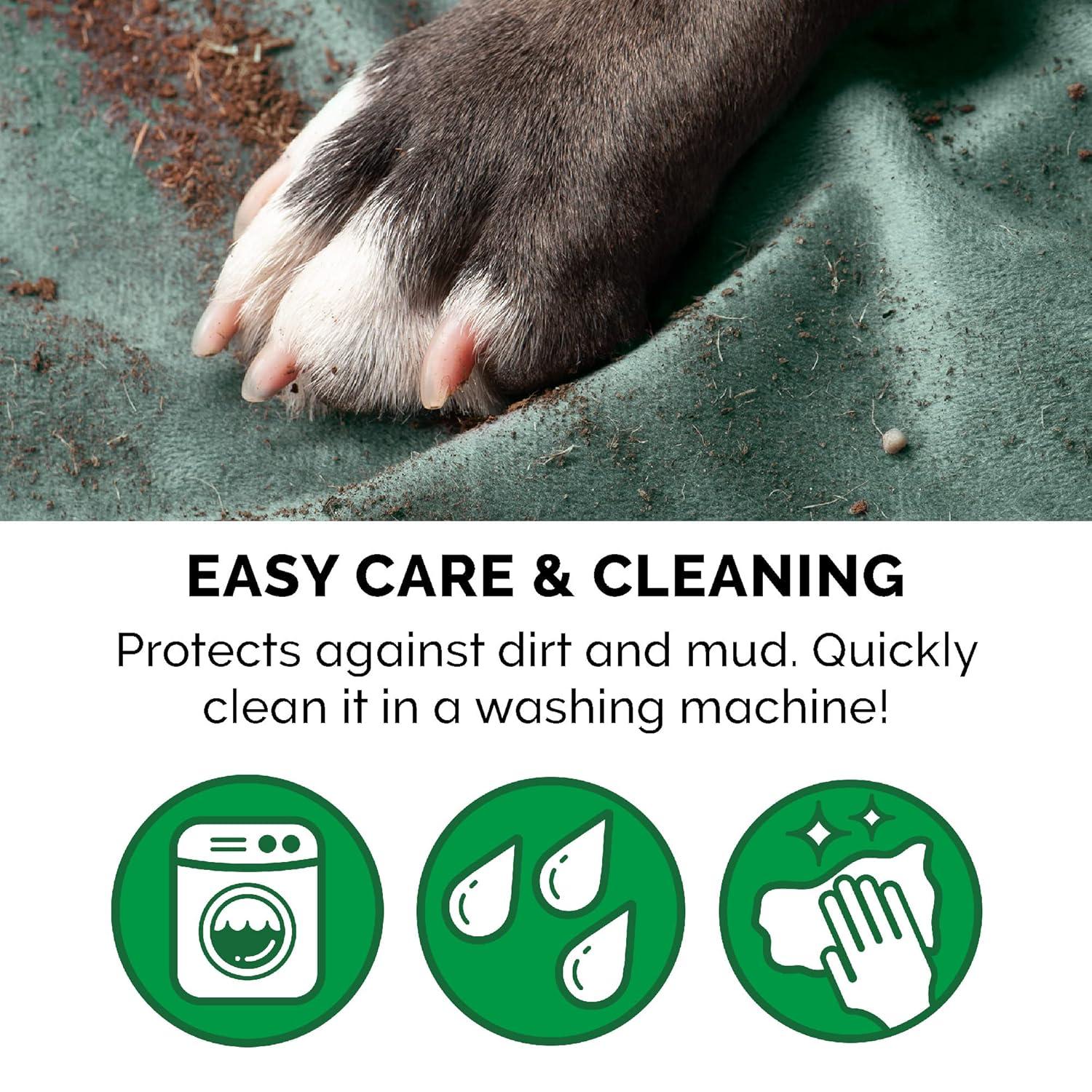 FurHaven Waterproof Faux Velvet Throw Blanket