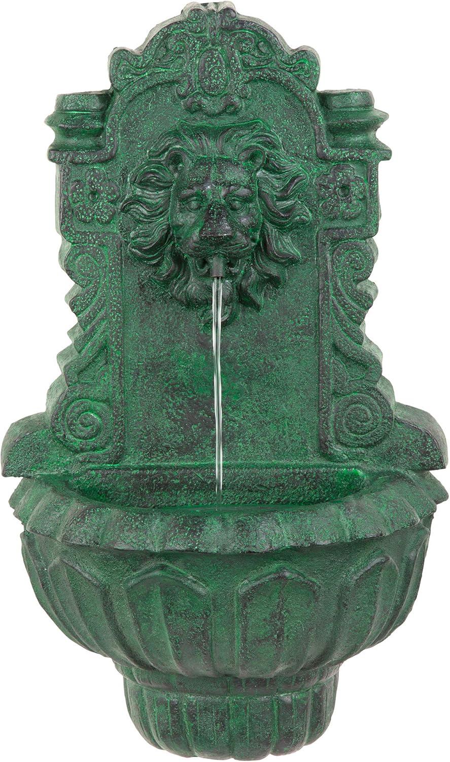 Astoria Grand Saint Remy Lion Corner Fountain with LED Lights