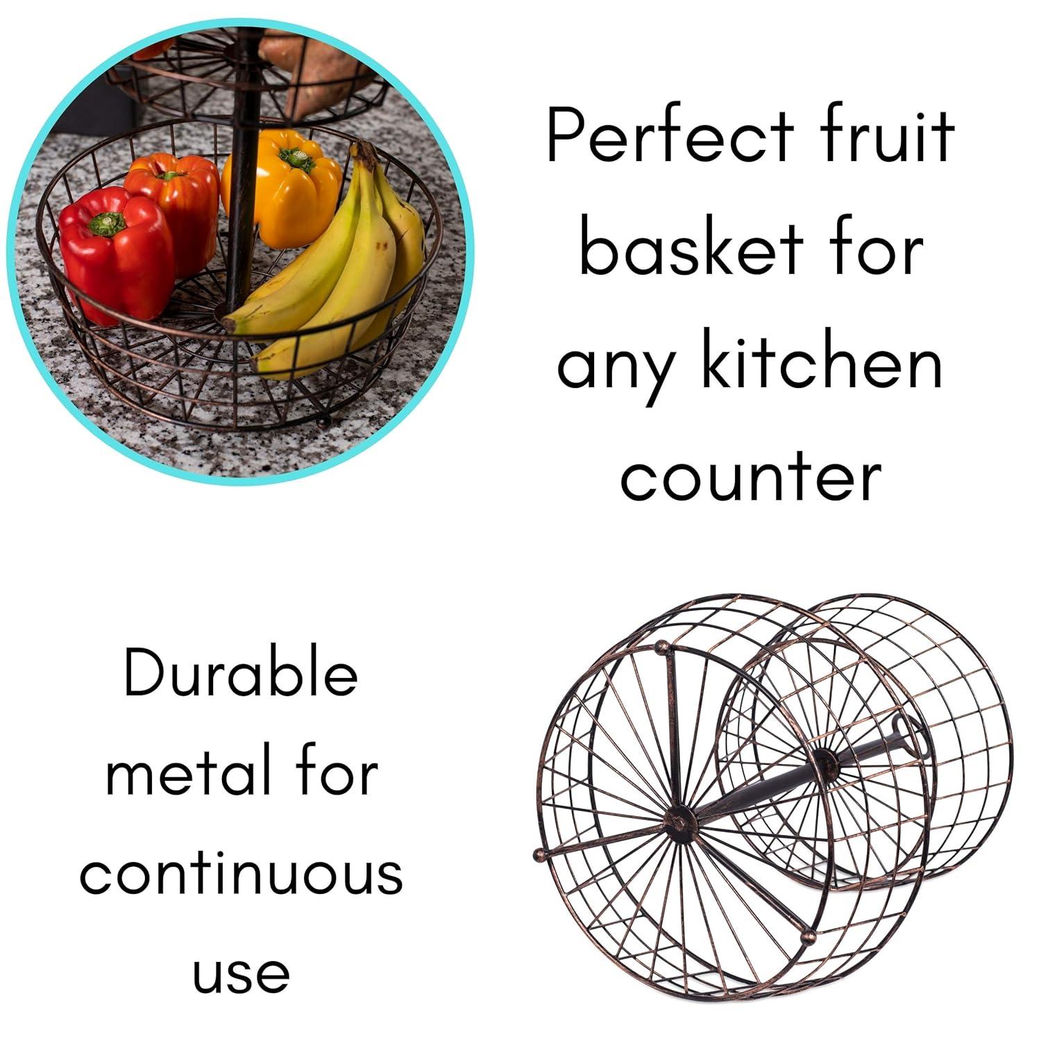 BirdRock Home Metal/Wire Basket