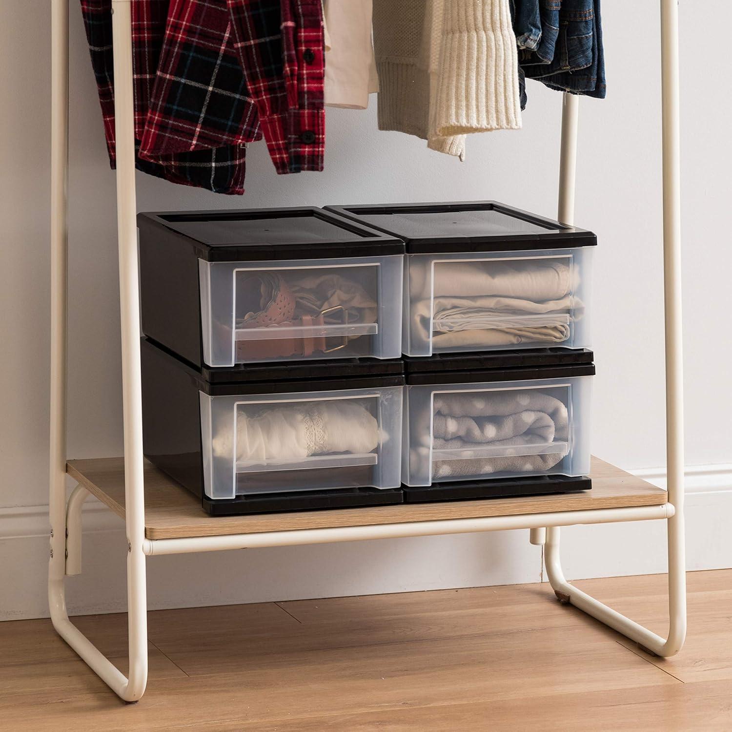 IRIS USA Stackable Plastic Storage Chest