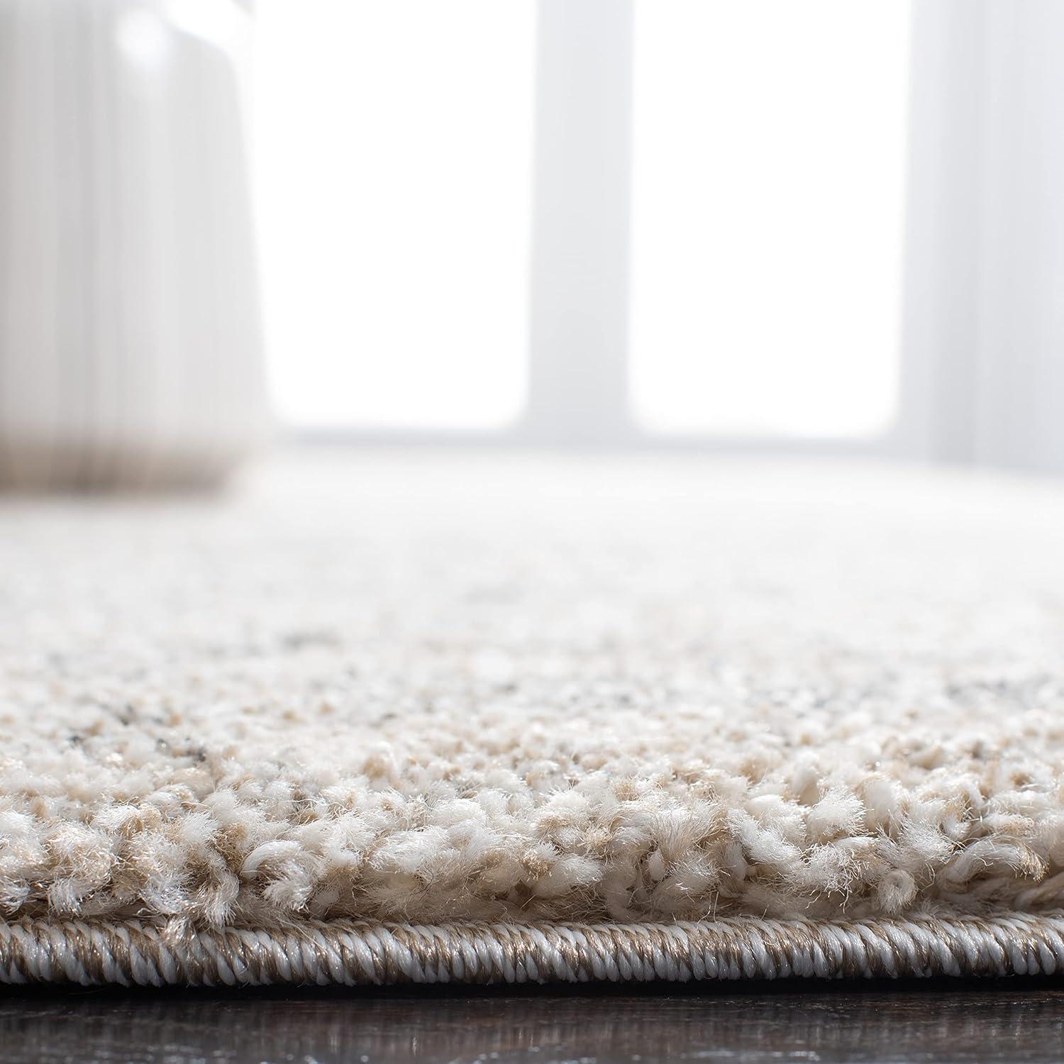 Retro RET2133 Power Loomed Indoor Area Rug - 6'x6' - Ivory/Dark Grey - Safavieh