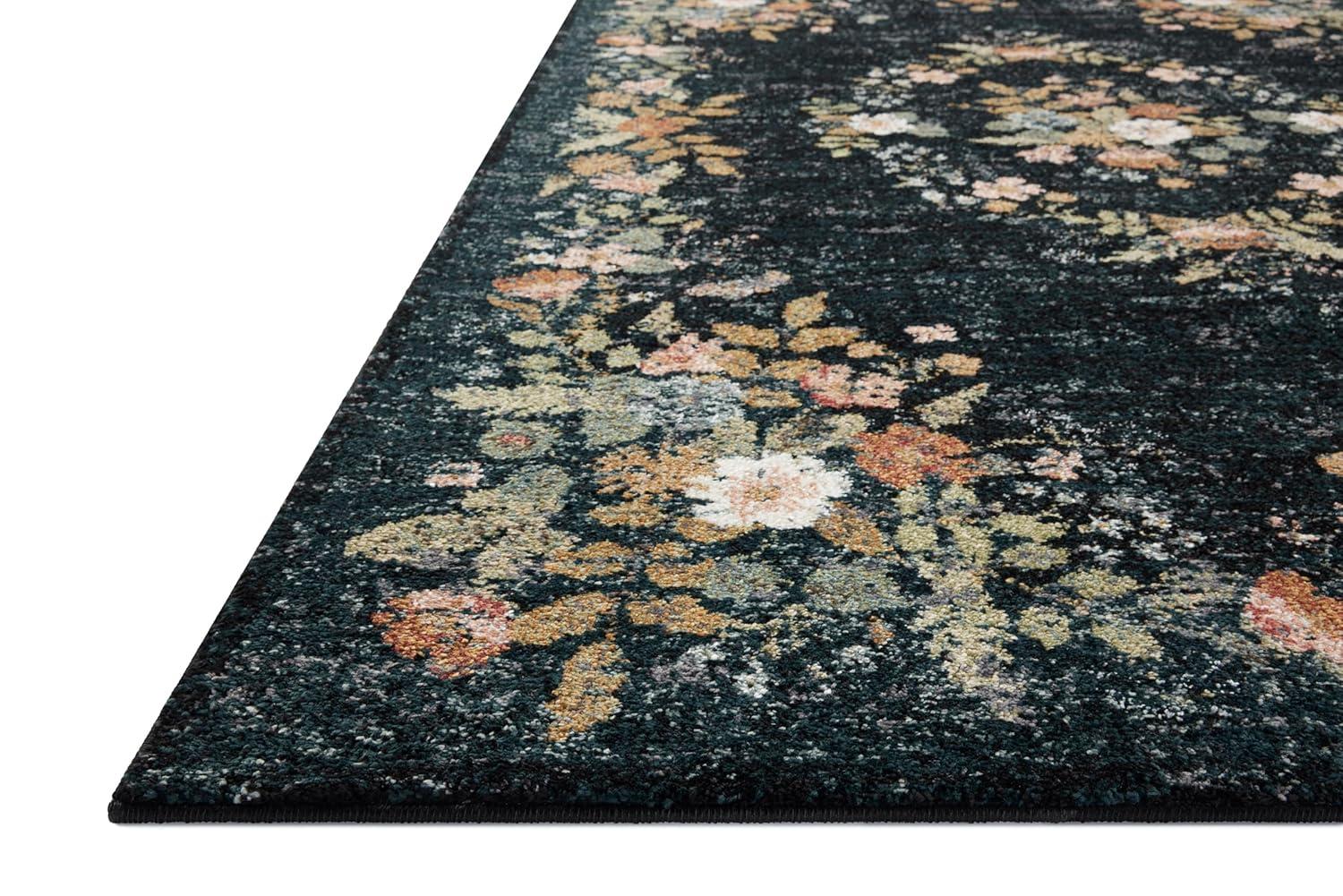 Rifle Paper Co. x Loloi Laurel Navy Area Rug