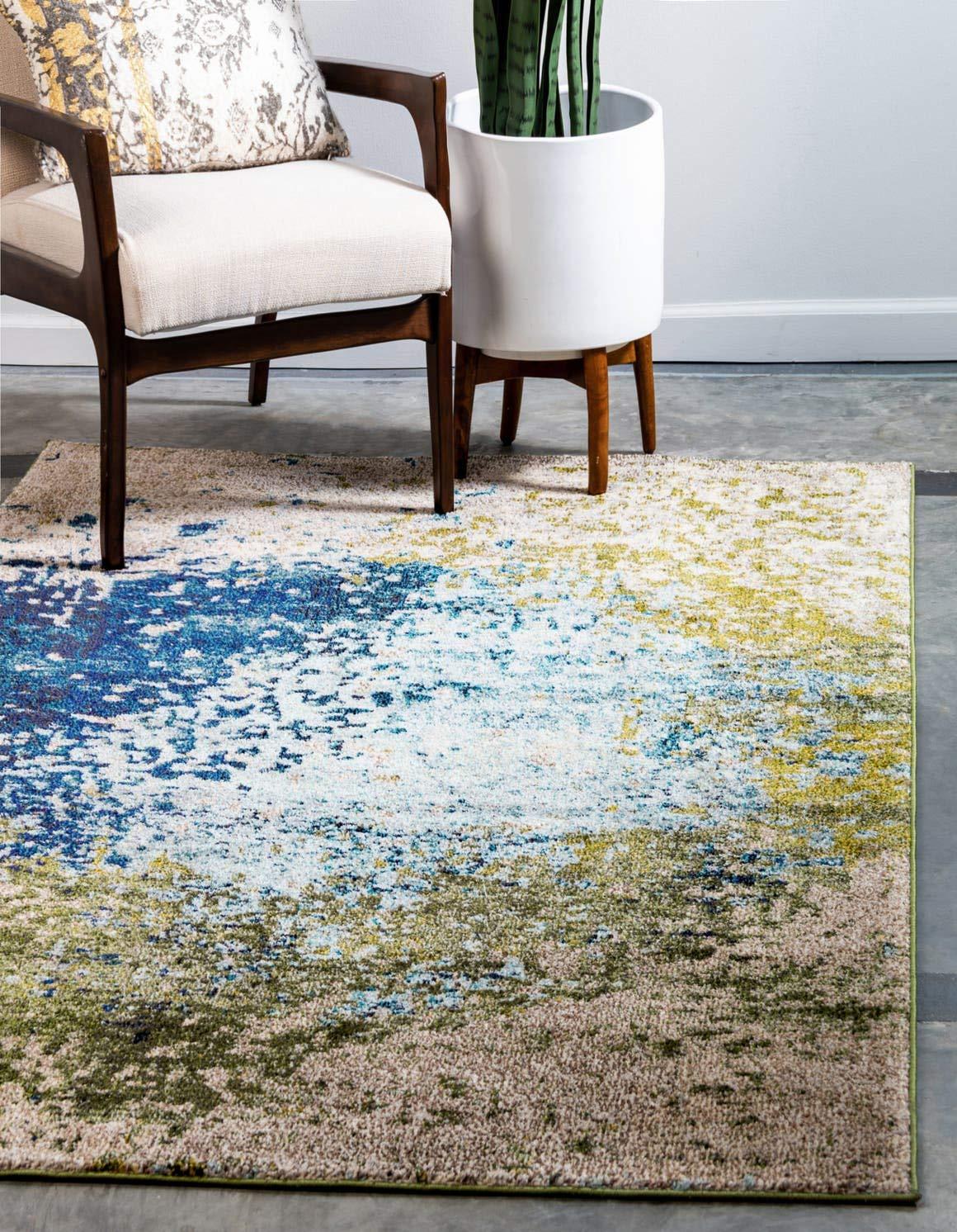 Unique Loom 10' 6 x 16' 5 Blue Estrella Vella Area Rug