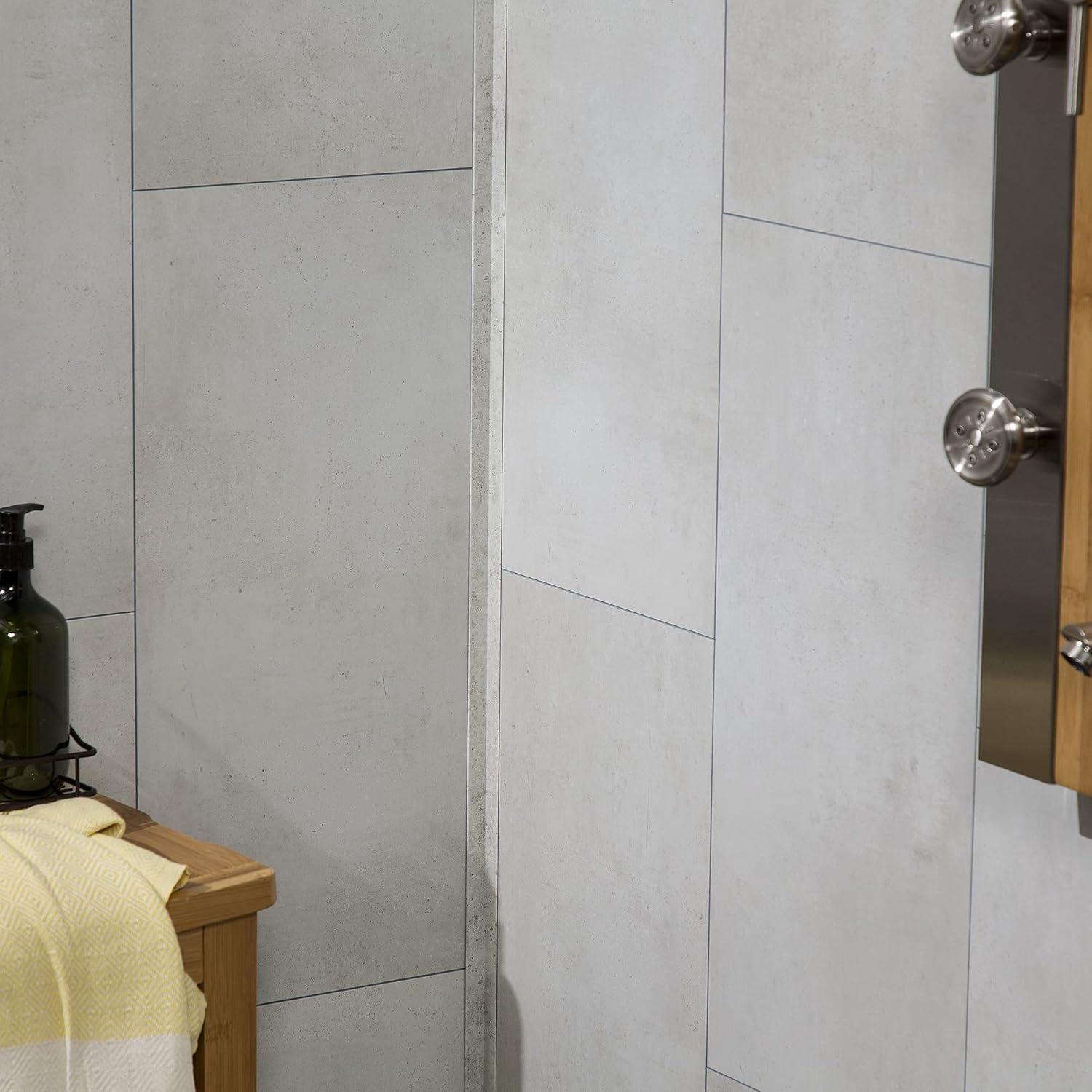 Palisade 23.2 in. x 11.1 in. Tile Shower and Tub Surround Kit