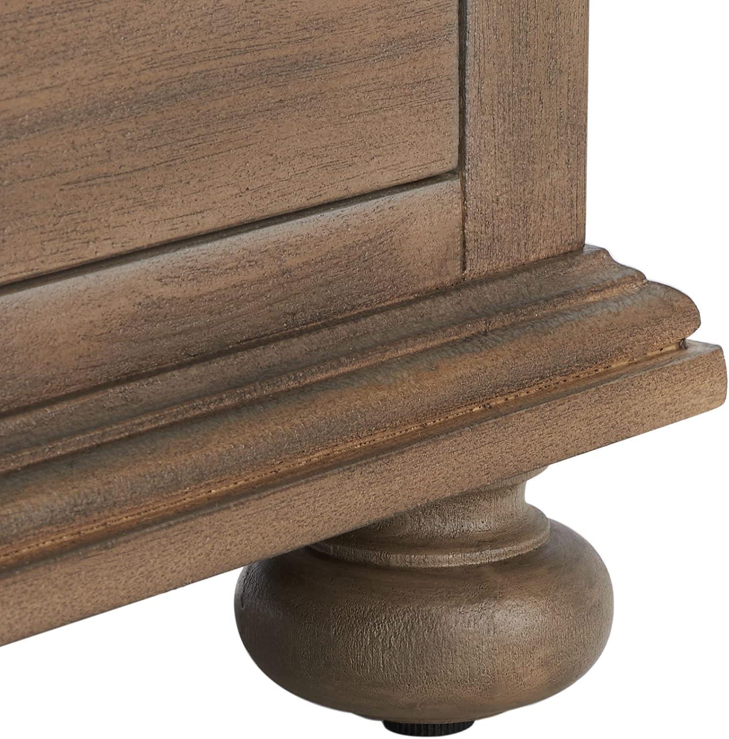 SAFAVIEH Couture Home Collection Allisyn Light Brown 3-Drawer Wood Nightstand Table (Fully Assembled)