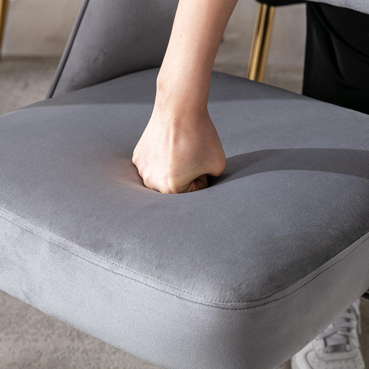 Mercer41 Volena 19.1'' H Velvet Upholstered Side Chair (Set of 2)