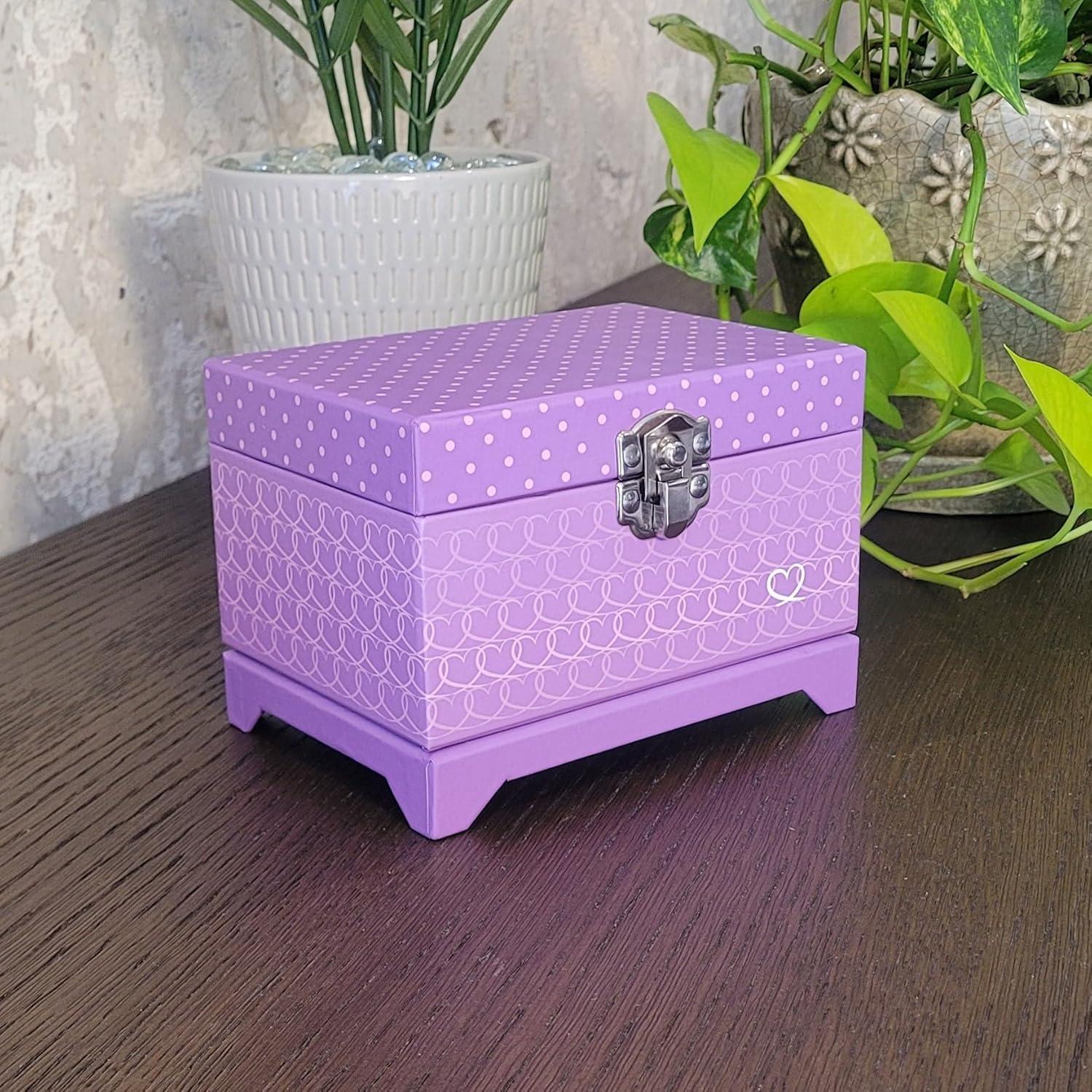 Ballerina Music Box (Heart Ballerina Music Box - Purple)