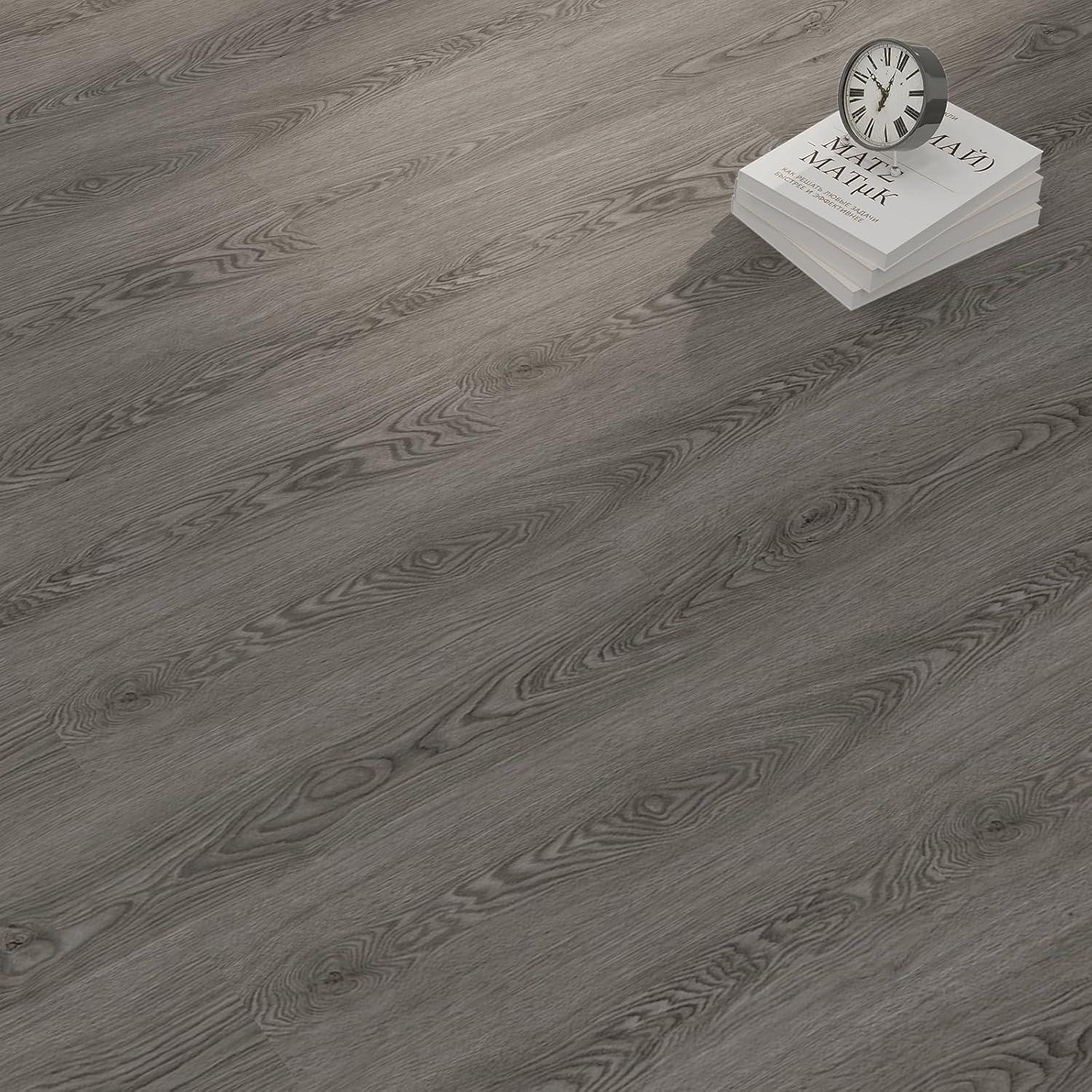 Gray Self-Adhesive Waterproof Vinyl Flooring Planks