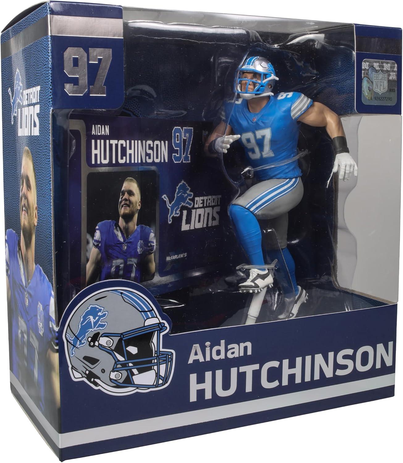 Mcfarlane Toys Detroit Lions NFL Aiden Hutchinson McFarlane Action Figure